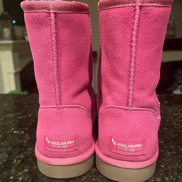 New!! Koolaburra by UGG Girls Pink Boots SZ 3.5/Women Size 5 - Picture 2 of 11